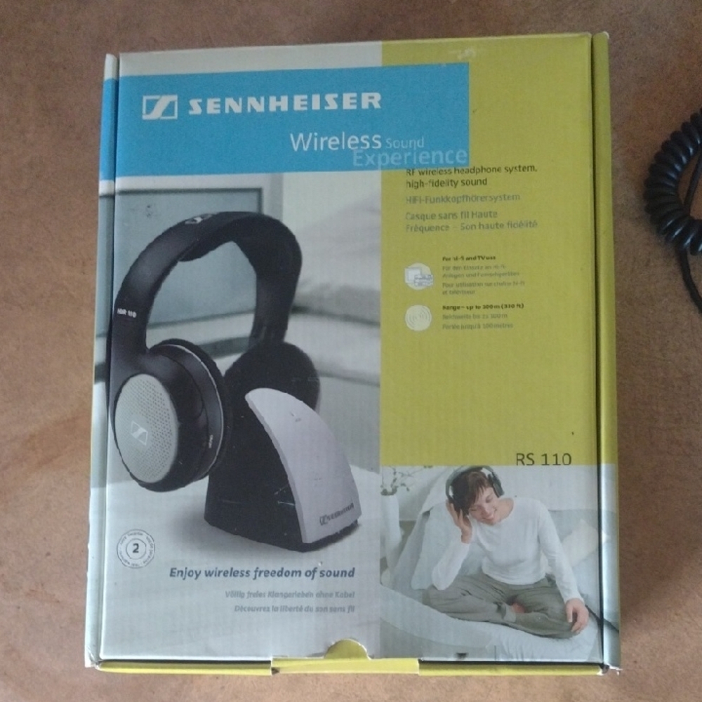 Sennheiser Wireless Headphones - Black and Silver